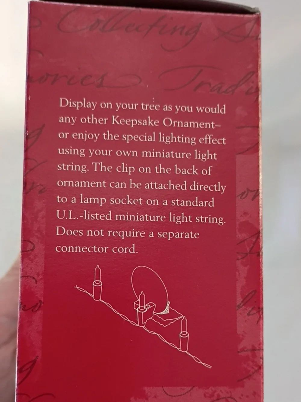 1997 Keepsake of Membership Hallmark Christmas ornament, Happy Christmas to All